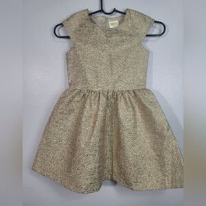 Gold dress by Crazy 8, for girls. Size 7, ideal for parties, New Year's, Christm